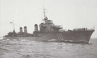 Contre-torpilleur VAUBAN 1930